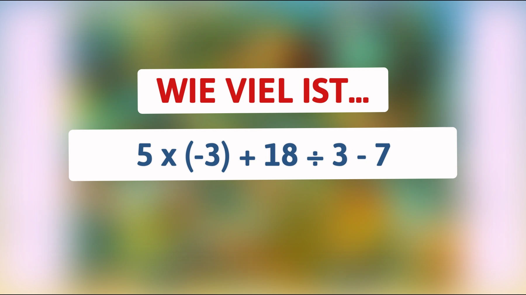 Bist du schlau genug, um diese Mathe-Herausforderung zu lösen? Finde die Antwort!"