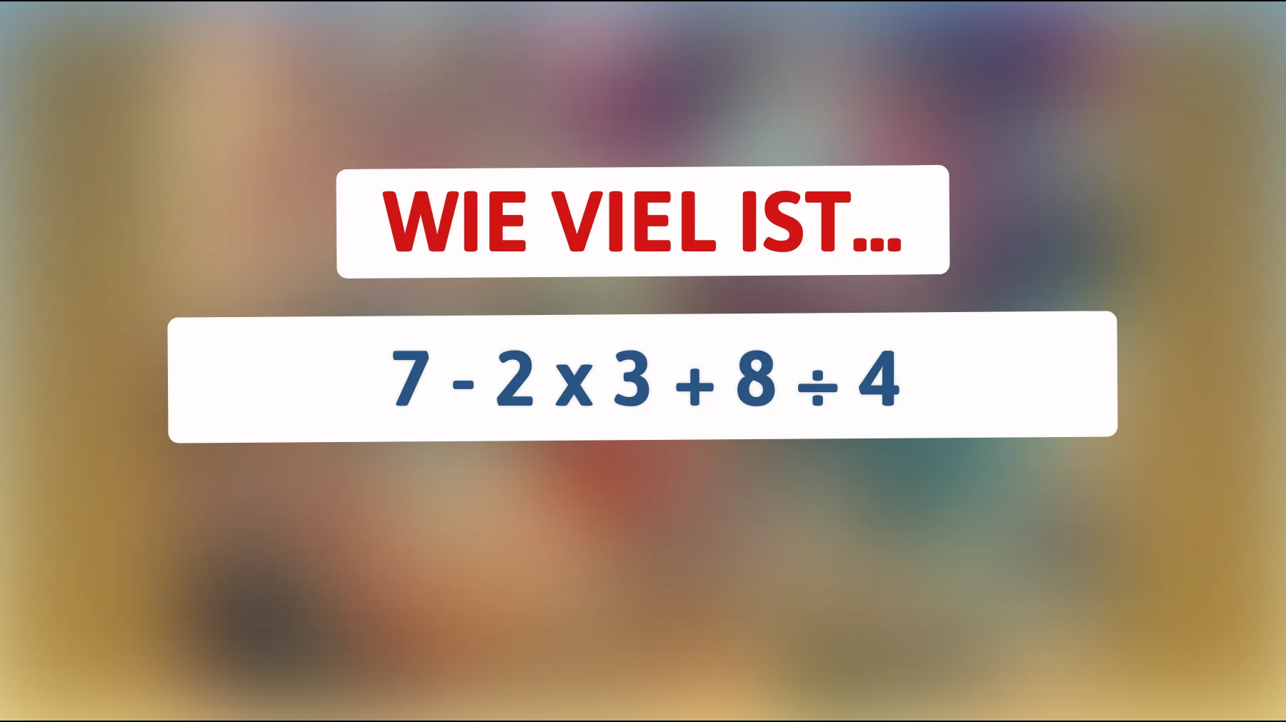 Dieses Rätsel bringt alle zum Grübeln: Kannst du das mathematische Geheimnis lösen, das nur Genies knacken?"