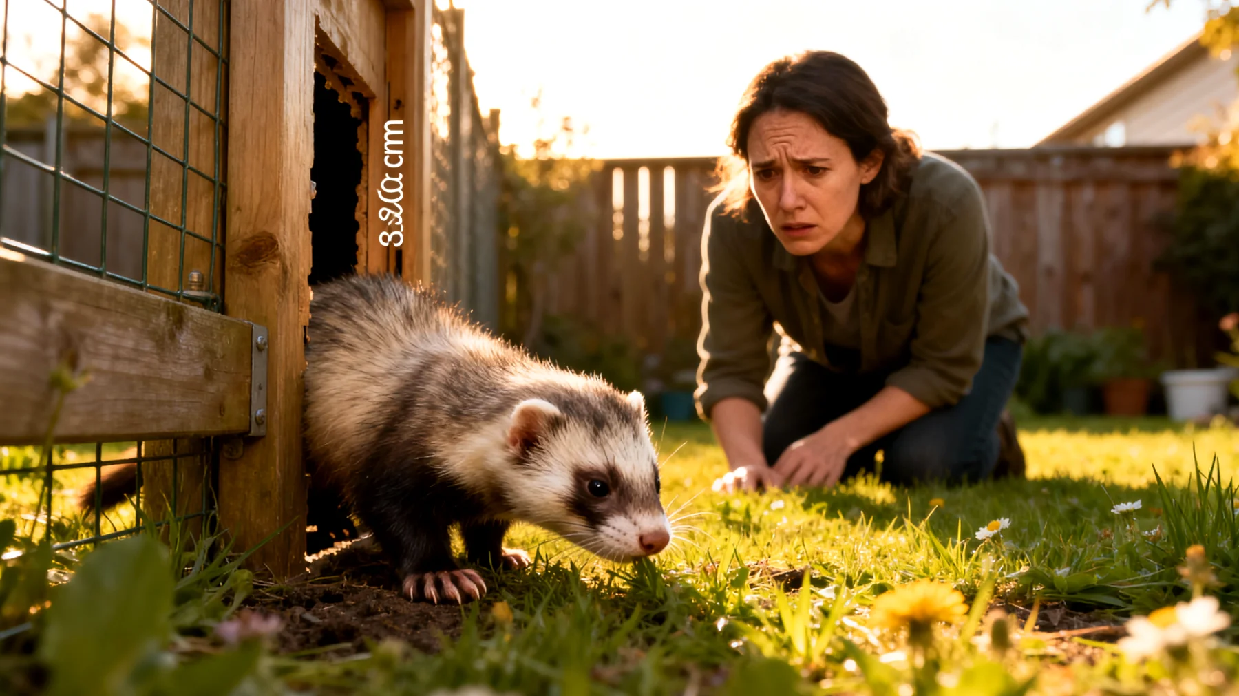 Frettchen benötigen sichere und artgerechte Beschäftigungsmöglichkeiten im Garten, da sie neugierige und bewegungsfreudige Tiere sind, die ohne geeignete Auslaufgestaltung entwichen oder sich verletzen können"