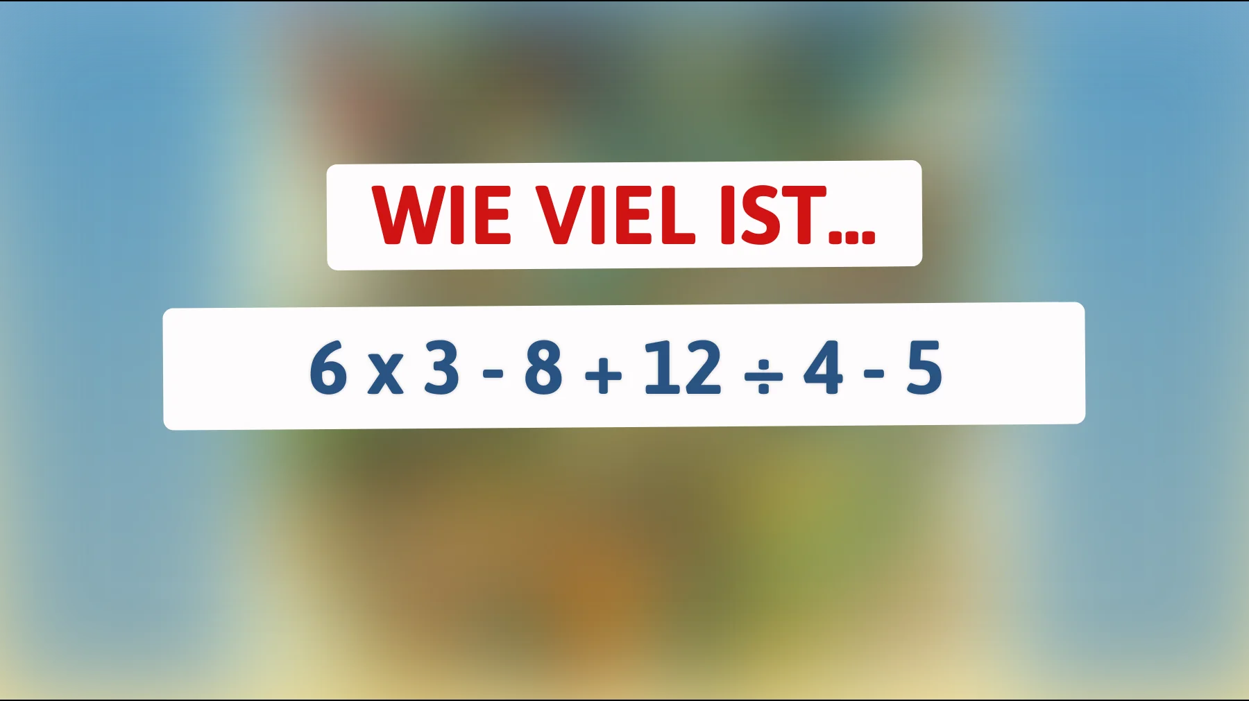 Nur 1 % können es lösen: Wie klug bist du wirklich bei dieser kniffligen Mathe-Herausforderung?"