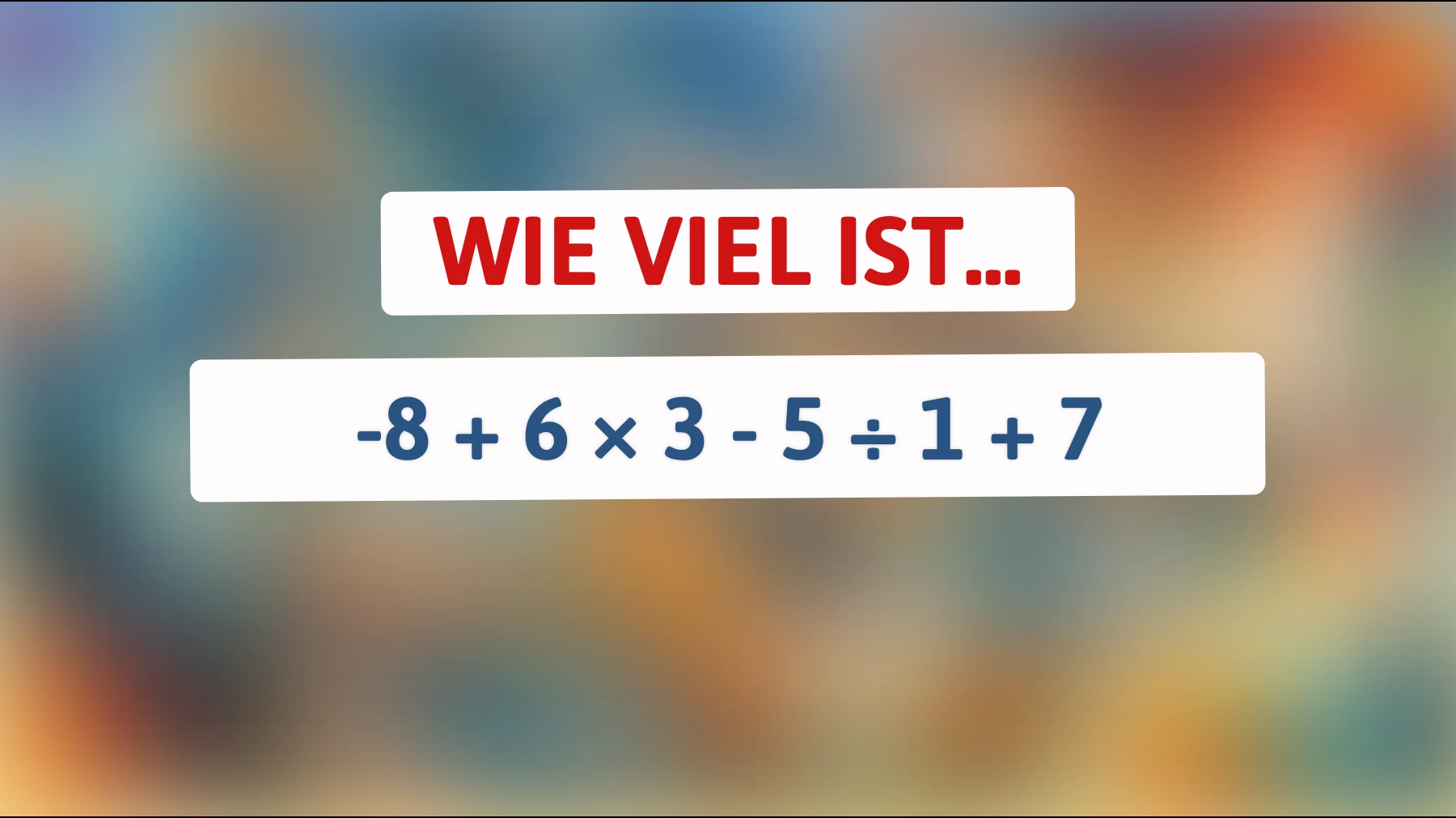 Nur 1 von 10 Menschen kommt auf die richtige Antwort: Kannst du dieses knifflige Rätsel lösen?"