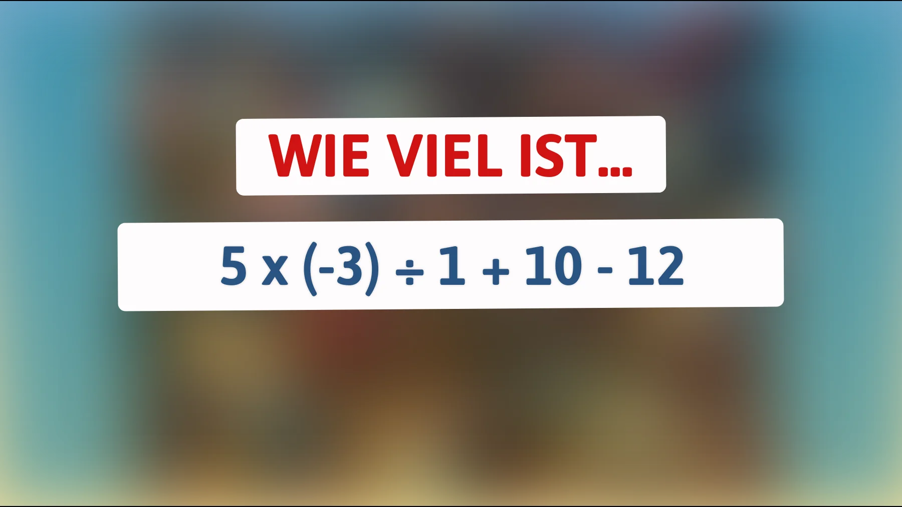 Nur 1% der Menschen können dieses knifflige Mathematikrätsel lösen – bist du dabei?"