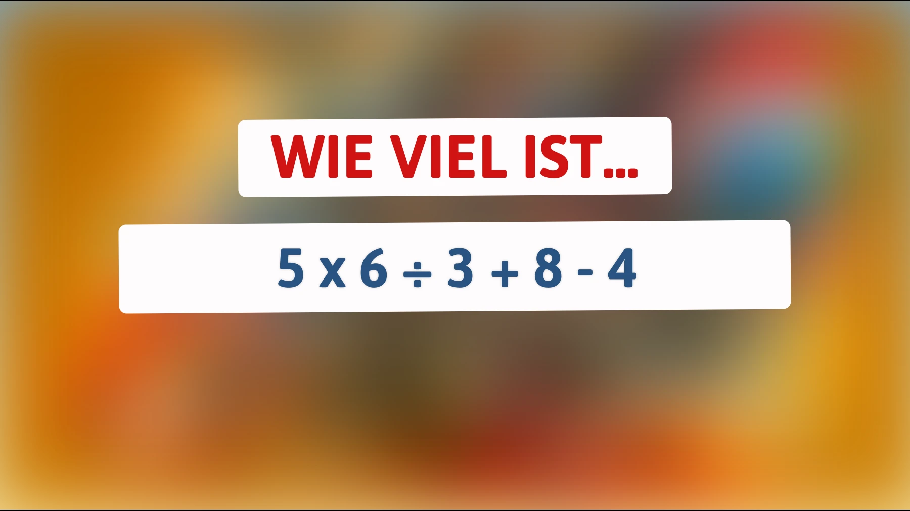 Nur brillante Denker können dieses knifflige Mathe-Rätsel lösen: Teste dein Genie jetzt!"