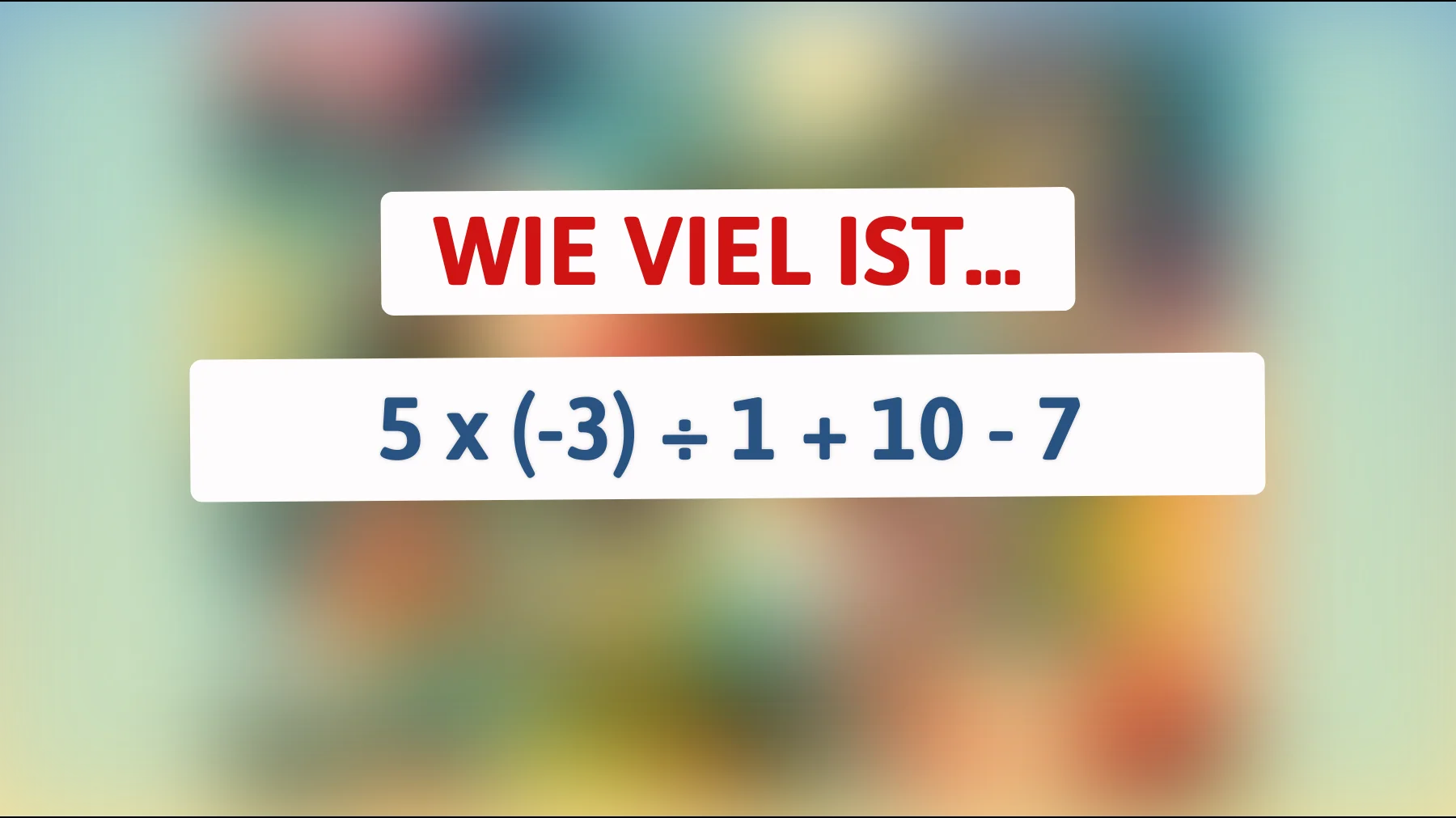 Nur für echte Denker: Kannst du dieses mathematische Rätsel knacken?"