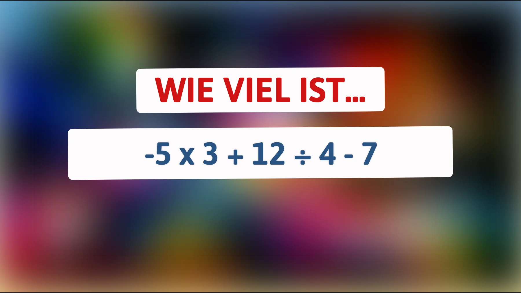 Nur für scharfe Denker: Kannst du dieses mathematische Rätsel knacken? 🔍 Denke nach, bevor du antwortest!"