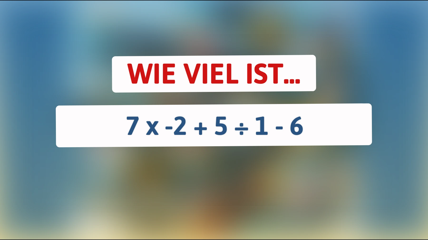 Nur für wahre Denksport-Champions: Können Sie dieses mathematische Rätsel knacken?"